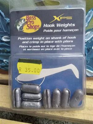 Fishing hook weights 
