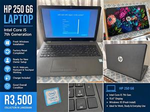 HP 250 G6 Laptop – Intel Core i5 7th Gen - LANGEBAAN