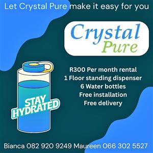 Dispenser rental and 6 refills a month