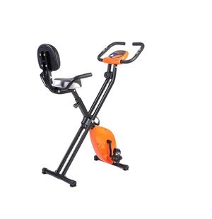 Indoor Sports Stationary Cardio Exercise Bike - Black & Orange