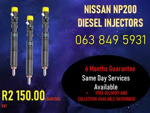 NISSAN NP200 DIESEL INJECTORS 