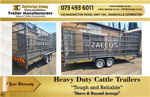Cattle Trailers...Built Tough and Relaible...Free Sparewheel!
