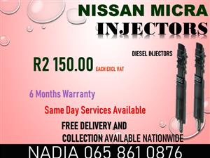 NISSAN MICRA 1.5 DIESEL INJECTORS FOR SALE