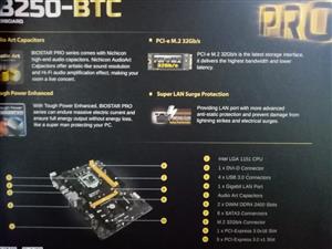 SPECIAL ! - BRAND NEW TB250-BTC PRO MOTHERBOARDS FOR SALE- 20 IN STOCK 