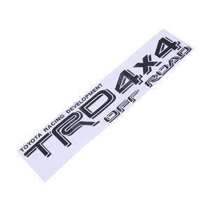 TRD Black 4×4 Offroad Vinyl Sticker (25x6cm)