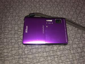 Nikon CoolPix S100 Digital Camera (Purple)  (Price: Negotiable)