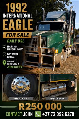 1992 International Eagle truck