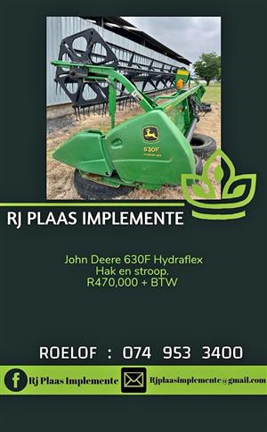 John deere 630F Hydraflex 30ft tafel
