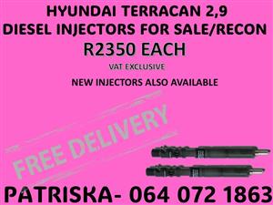 NEW AND USED RECON DIESEL INJECTORS FOR HYUNDAI TERRACAN 2.9 FOR SALE