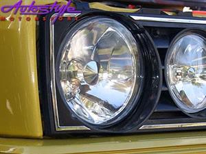Vw Golf MK1 Diamond Chrome Headlights