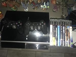 PlayStation 3 with accessories 