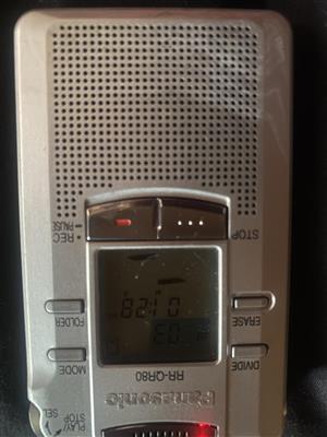 Panasonic vintage Dictaphone Recording mini machine