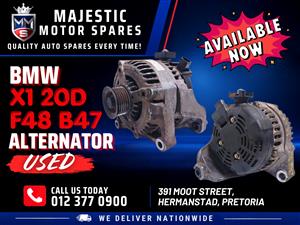 BMW X1 20d F48 B47 Alternator for Sale – Used