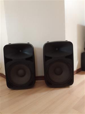 2 x Hybrid PB15/N Speakers for sale