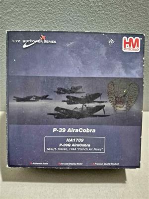 Hobby Master 1:72 scale die-cast model of a P-39Q Airacobra fighter aircraft