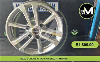 ISUZU V-CROSS 17 INCH RIMS AVAILABLE (SOLD INDIVIDUALLY)