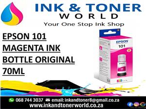Original Epson 101 Magenta ink bottle 