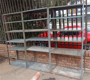 Shelving steel 3 sets 6 tier 