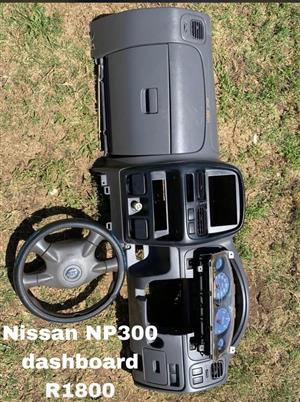 Nissan Np300 Dashboard only Dashboard no steering wheel and cluster