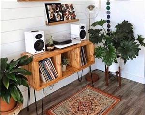 Vinyl cupboard/ Side Tables