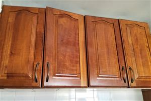 Genuine Cherry Rustic Wood Kitchen Units for Sale.