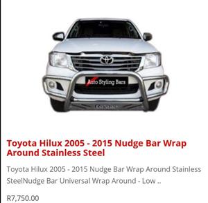 Used Toyota hilux Bullbar