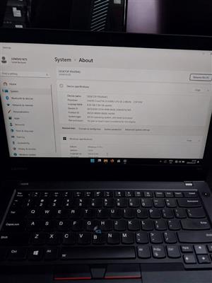 Lenovo ThinkPad T470 Core i5 6300U @ 2.40GHz  8GB Ram  256GB SSD Intel HD Graphics 520 Windows 10