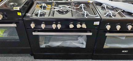 Brand new Elba 900mm 5 burner gas stove and oven