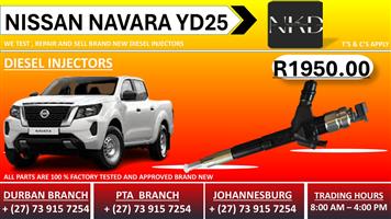 Nissan Navara yd25 Diesel Injectors 