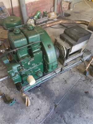 Lister 2 cylinder Generator for sale