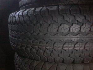 New tyres. 245/70R16c Goodyear Wrangler 