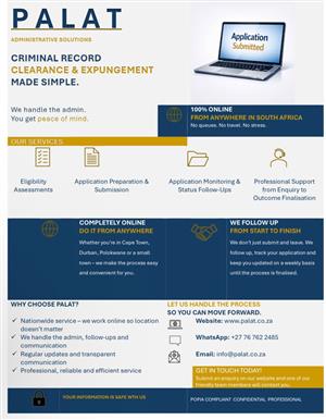 Online Criminal Record Removal & Clearance Services