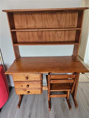 Wooden desk