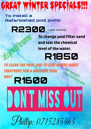 Referbished pool pump