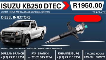 Isuzu KB250 DTEC Diesel Injectors 