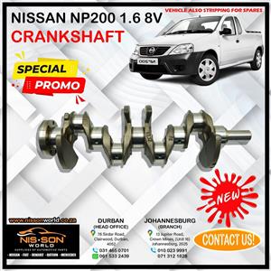 NISSAN NP200 1.6 8V CRANKSHAFT