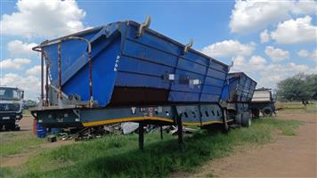 2006 PRBB 40cube side tipper link trailer for sale