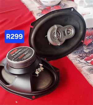 Targa TG-6930L Car Speakers. 6x9-inch, 3-way
