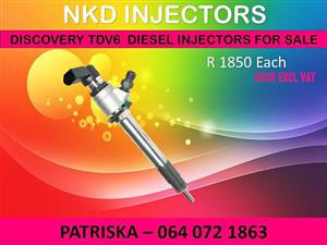 DIESEL INJECTORS NEW OR RECON FOR DISCOVERY TDV6