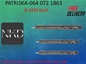 MERCEDES C220 DELPHI DIESEL INJECTORS FOR SALE