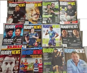 Rubgy News Magazines 2017 .2019. 2020 x12