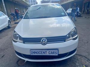 2015 VW POLO VIVO HATCHBACK 1.4TRENDLINE PETROL, MANUAL, WHITE COLOUR, MILEAGE 75000