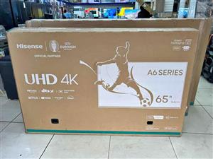 Brand new Hisense 65 smart 4k ultrs hd TV is on special 