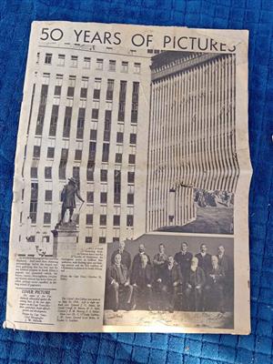 Old news paper article