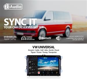 TT Audio 9″ replacement radio for VW Amarok | Caddy | Golf | Jetta | Kombi | Passat | Tiguan | Touran | Toureg | Transporter
