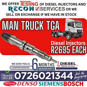 MAN TRUCK TGA Diesel Injectors for sale on exchange