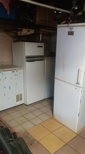 Fridges X 3 plus freezer