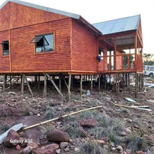 AD log house for sale