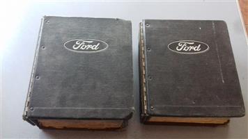 2 x Original 1968 Ford part catalogue