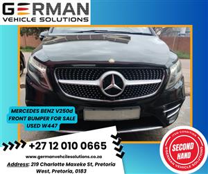 mercedes benz v250d w447 front bumper for sale used 